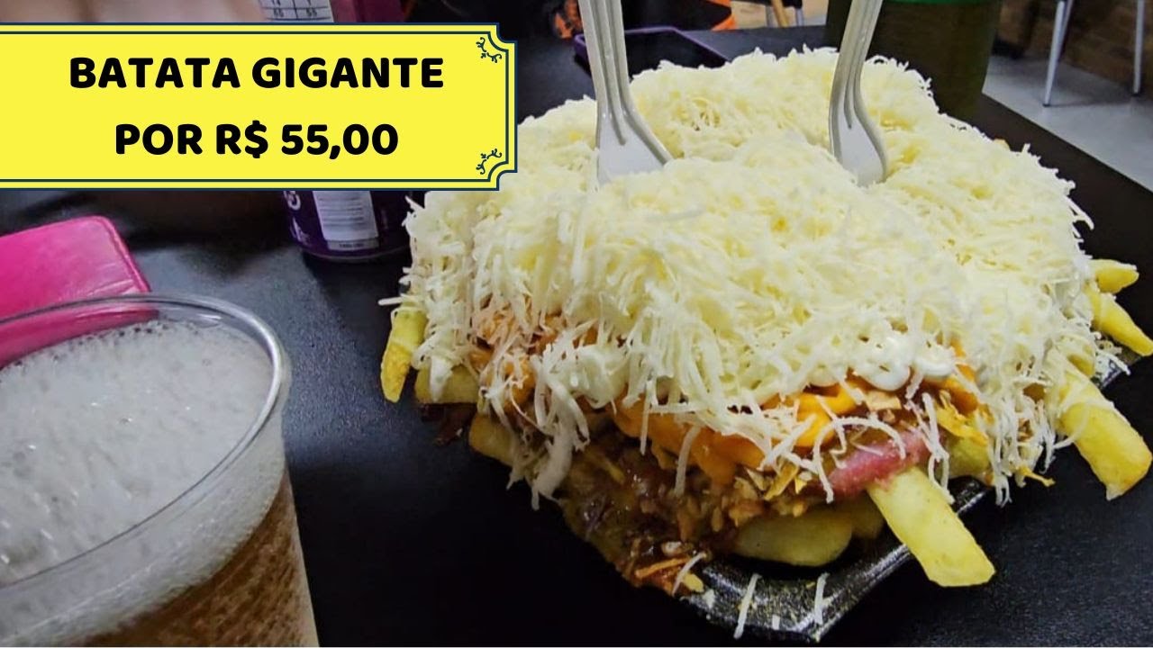 Batata Frita na Zona Leste - A comilança da Rota 408 foi na Batata da Tuli