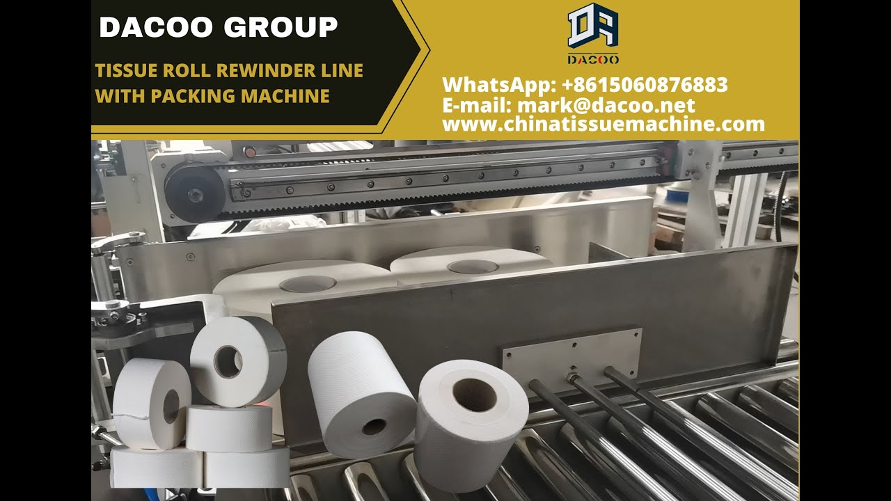 Paper Hand Towel Roll Maxi Roll Jumbo Toilet Paper Roll Rewinder Line