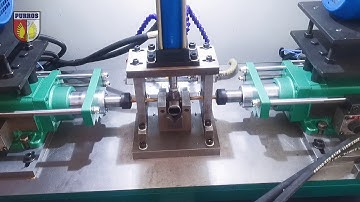 Hydraulic automatic feed drilling machine, special purpose machine