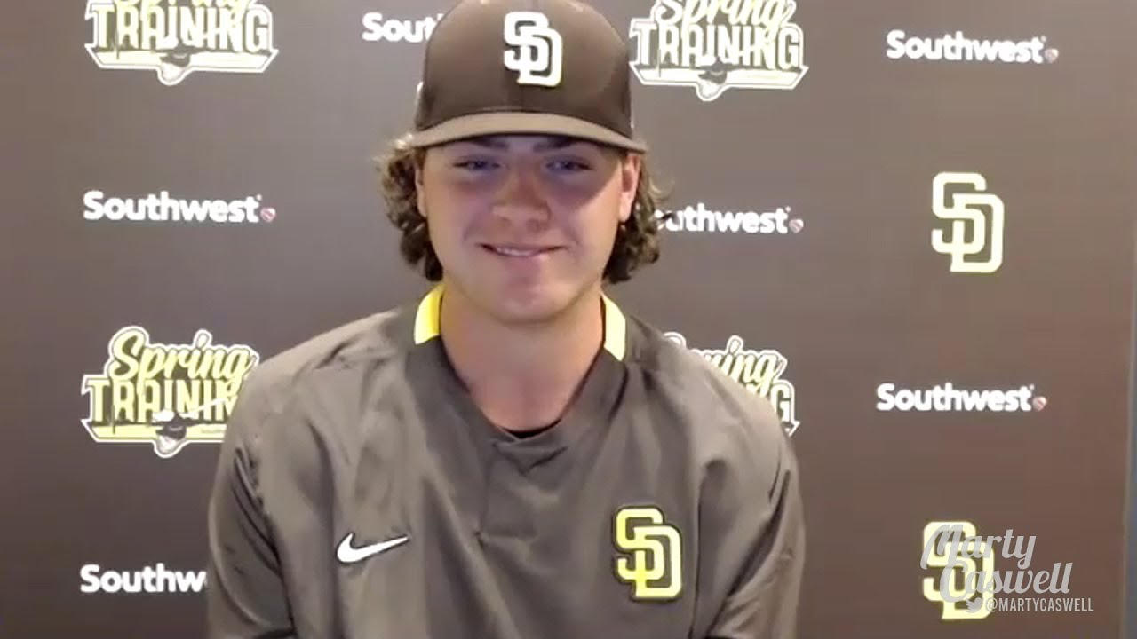 Padres pitcher Ryan Weathers discussed his first spring start, takeaway fro...