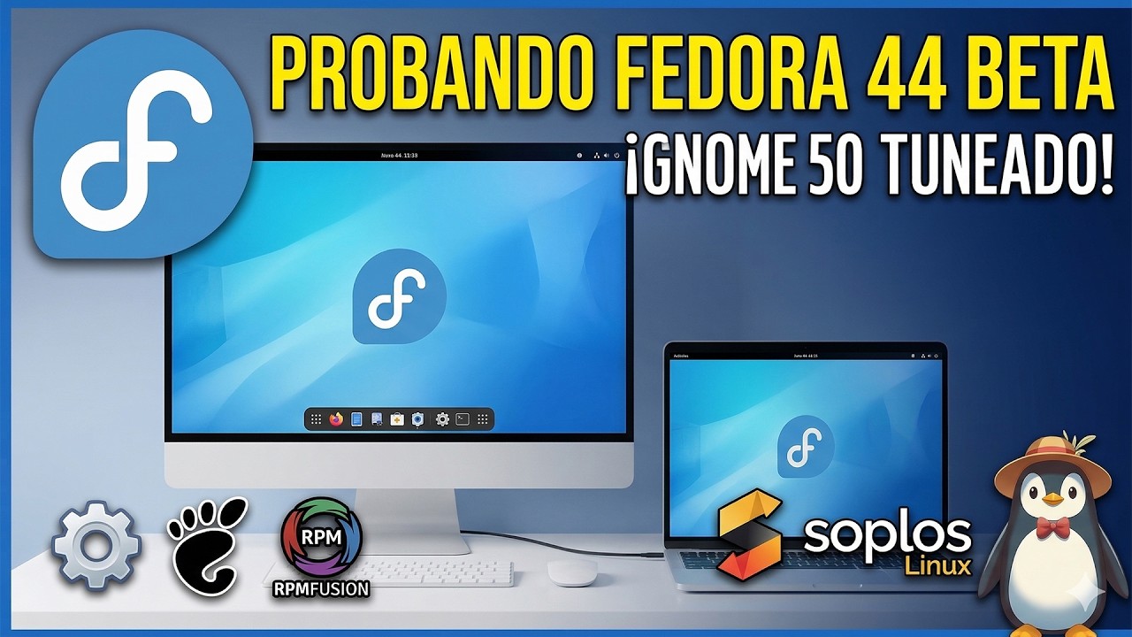 🚀 Probando FEDORA 44 Beta: INSTALACIÓN y TUNEANDO GNOME 50 🐧 - YouTube