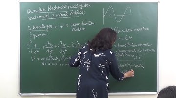 CHEM-XI-2-07 Quantum Mechanical Model Of an Atom (2017) Pradeep Kshetrapal Physics channel