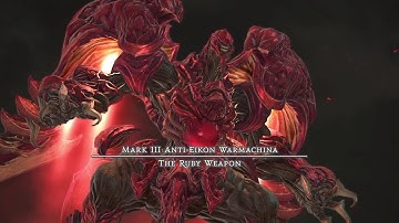 FFXIV Cinder Drift Extreme (Ruby Weapon EX) Synced MiNE Clear: Dark Knight (DRK) Tank PoV