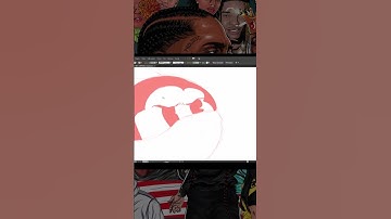 DRAW Mickey Mouse in Illustrator Like a PRO! #shorts