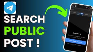 How To Search Public Posts on Telegram 2026 !