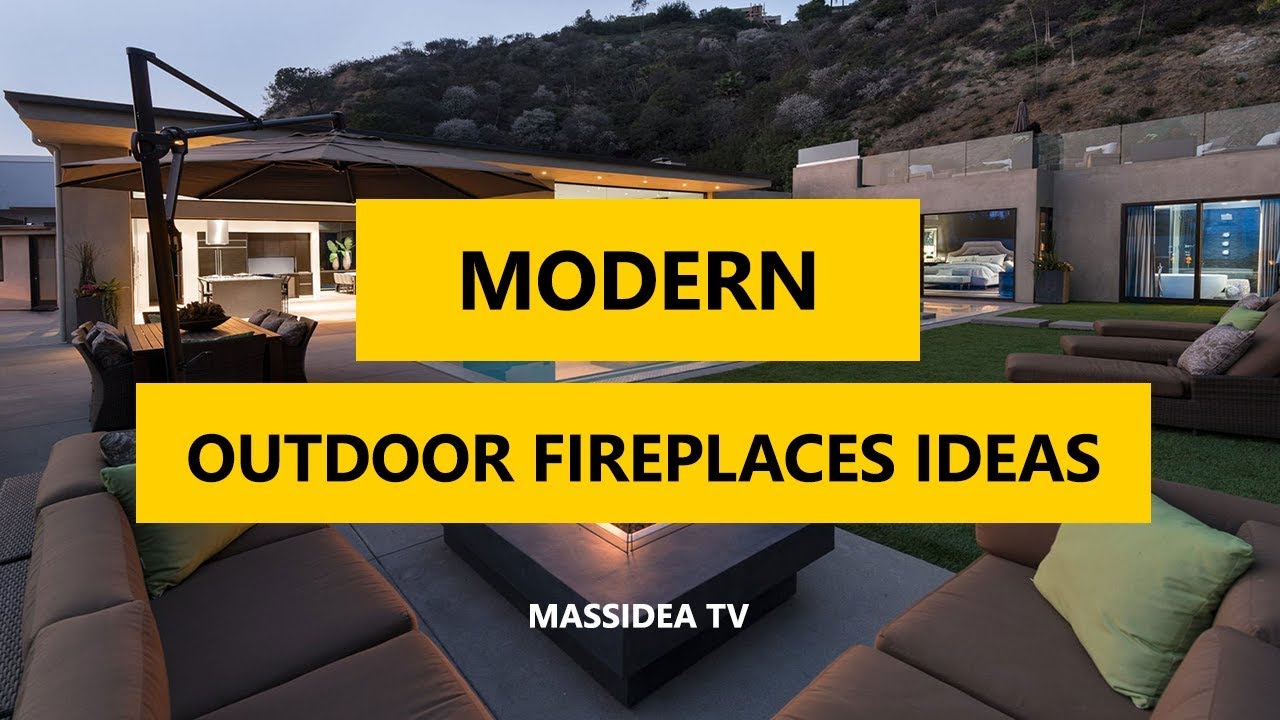 35 Best Modern Outdoor Fireplaces Patio Design Ideas 2018 Youtube