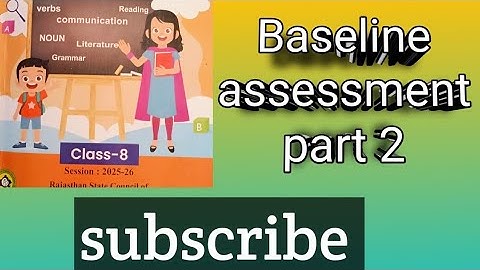 English workbook baseline assessment part 2