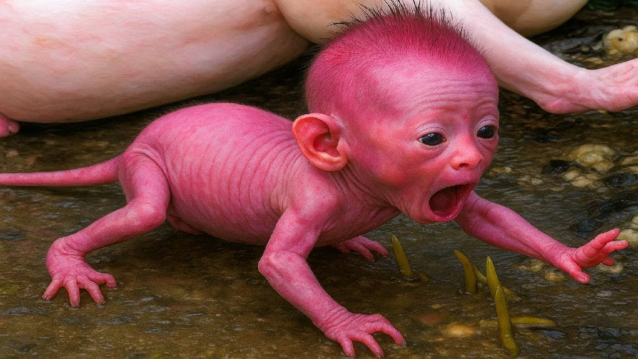 Unbelievably Adorable – Baby Monkey Snuggles Close to Mom 💛🐵