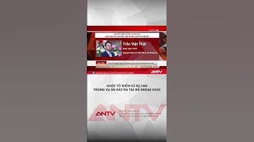 Khởi tố thêm hai bị can trong vụ án xảy ra tại Bộ Ngoại giao | ANTV #shorts