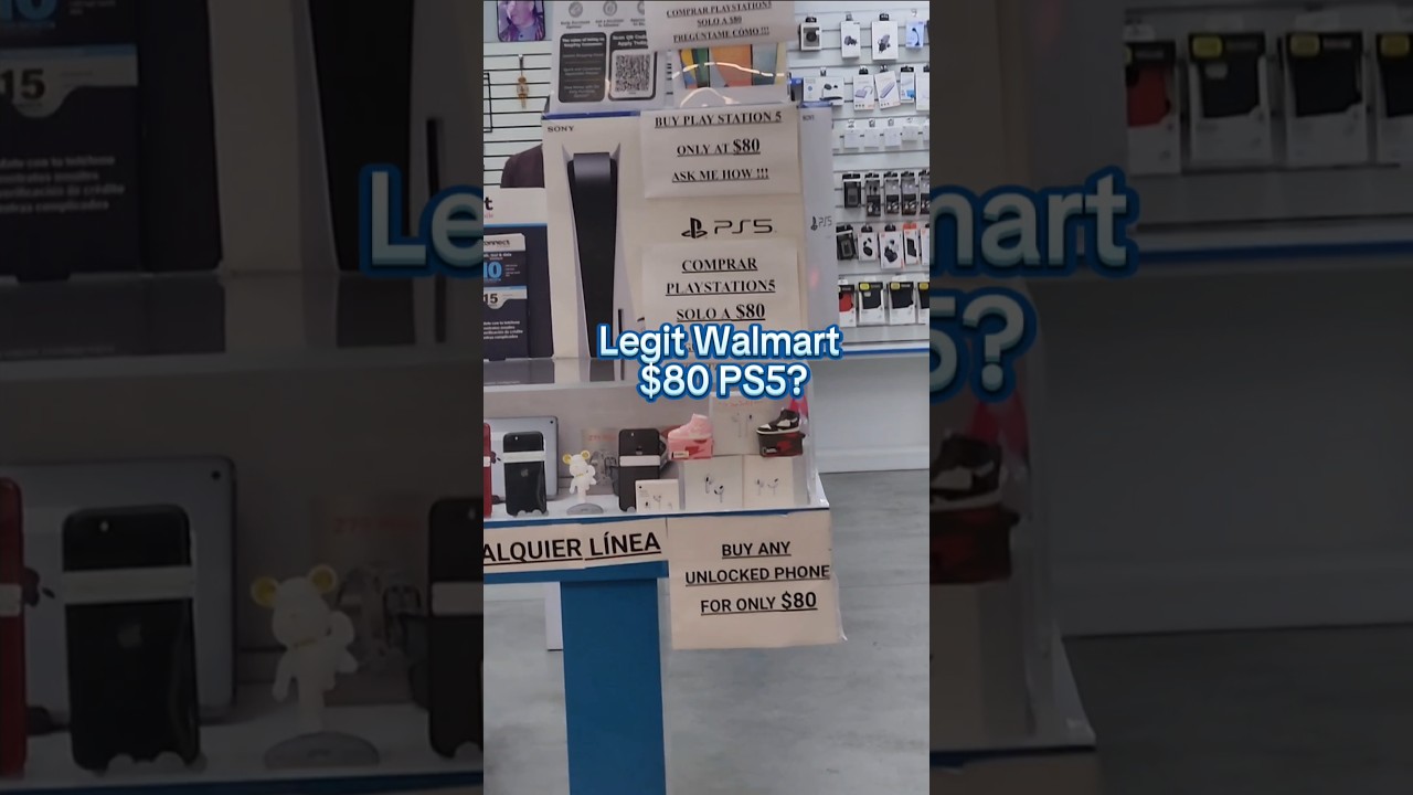 Walmart Ps5 FOR $80 LEGIT OR SCAM? 
