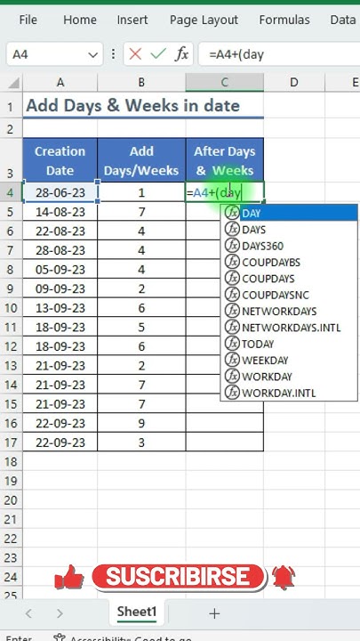 how-to-add-weeks-into-dates-excel-add-weeks-to-date-in-excel-excel