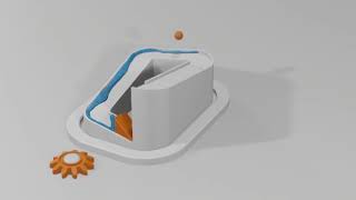 HD Particle fluid simulation - 31 [blender]