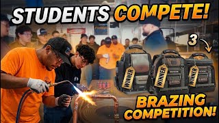 HVAC Students Compete for VETO Tool Bags! (Brazing Competition)