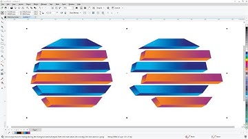 How to Create a 3D Logo in CorelDRAW - Step by Step | Tutorial | kr graphics world |#logo #kr