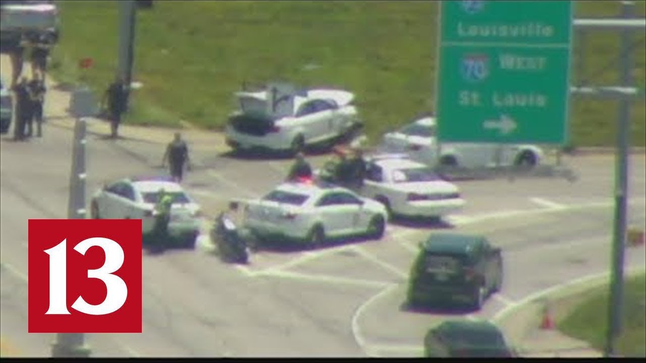Crash involving IMPD patrol car backs up traffic - YouTube