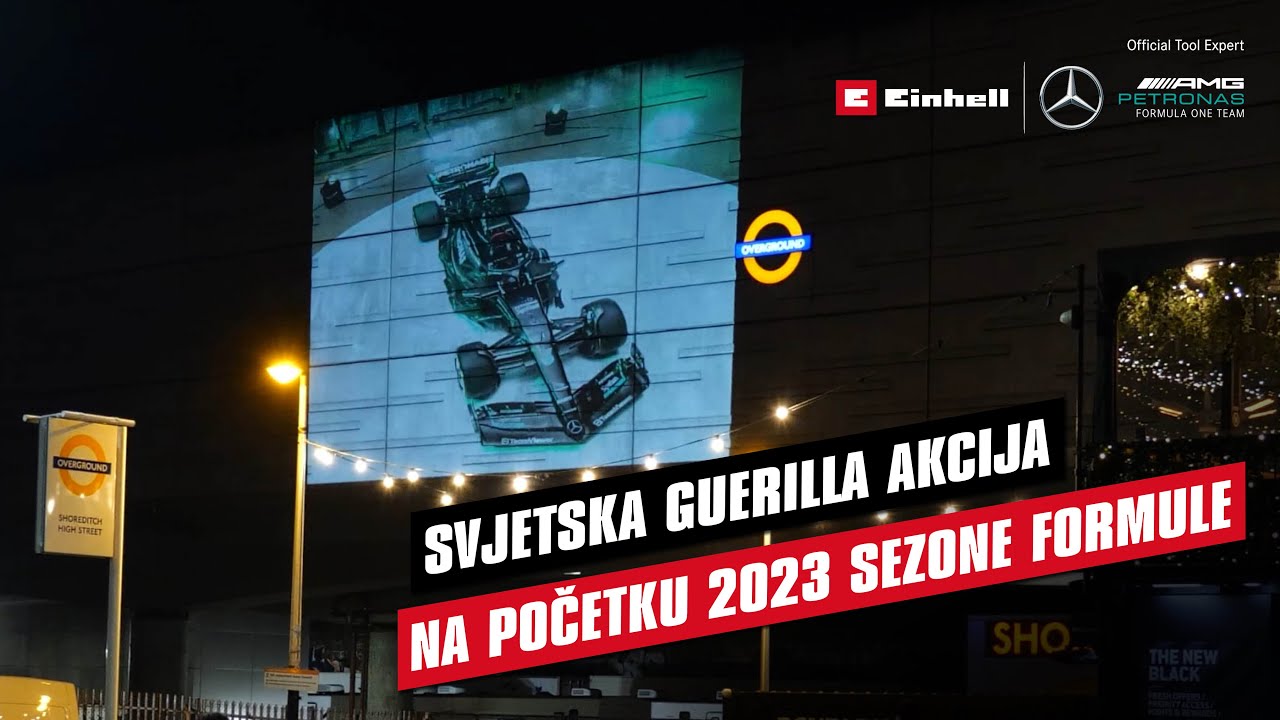 4 GRADA - 3 KONTINENTA - 1 EINHELL GUERILLA AKCIJA | Einhell x Mercedes-AMG PETRONAS F1 Team
