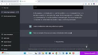 use ChatGPT OpenAi to learn Python 02 Use ChatGPT to write while loop