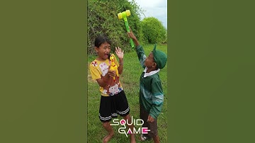 Squid game Doll 3 prank on player 456 #funny #comedy #shorts #squidgame