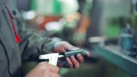 Measuring With A Caliper Stock Video