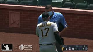 Ejection 01 - Jordan Baker Ejects Derek Holland