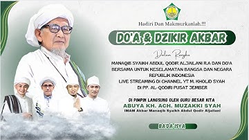 LIVE DZIKIR MANAQIB DI PON.PES. AL-QODIRI JEMBER 1446H 12 JUNI 2025