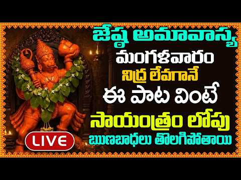 LIVE: మంగళవారం నిద్ర లేవగానే ఈ పాట వింటే సాయంత్రం లోపు మీ ఋణబాధలు తొలగిపోతాయి – Anjaneya Dandakam