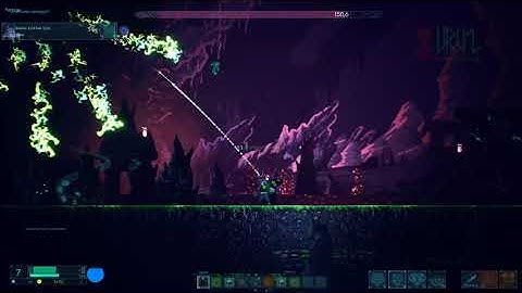 Uruz pixel art metroidvania game Boss scene made with unreal engine