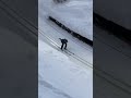 Dangerous ski jumping fail