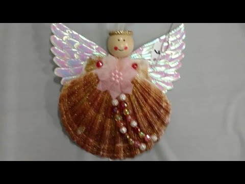 15 DIY SEA SHELL ANGELS IDEAS #826 #diy #seashells #seashellart # ...