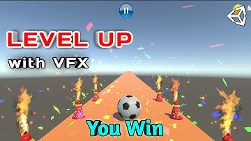 LEVEL UP -Unity Level Complete With VFX/How  to Create Level Win System in Unity#Unity_GameDeveloped