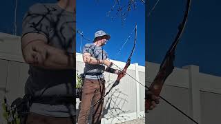 Archery 2026-02-04 55 lbs 10 yards longbow barebow