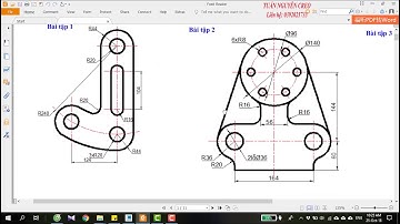 [CREO TUẤN NGUYỄN] Creo Basic -  Bài 5: Giải bài tập trong môi trường Sketch.