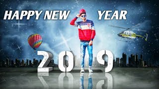 Happy New Year 2019 PicsArt Photo Editing |Advance New Year Editing |Manipulation Editing Toturia screenshot 1