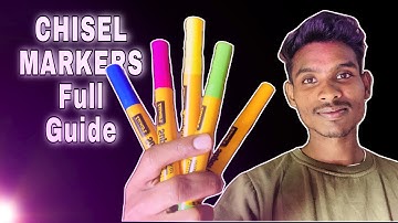 "Chisel Marker Calligraphy: Chisel Markers Guide for Beginners" How to do Calligraphy With Markers