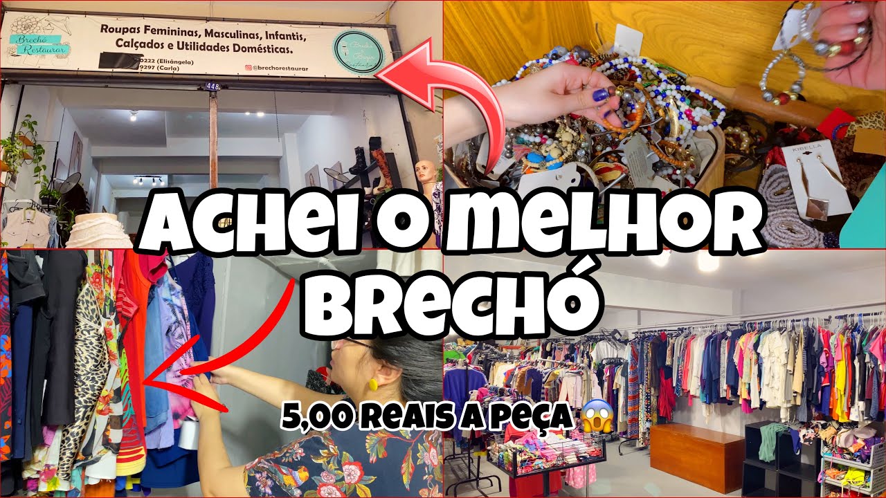 BRECHÓ NA LIBERDADE EM SÃO PAULO / PEÇA POR 5 REAIS 😱🔥👏🏼 - YouTube