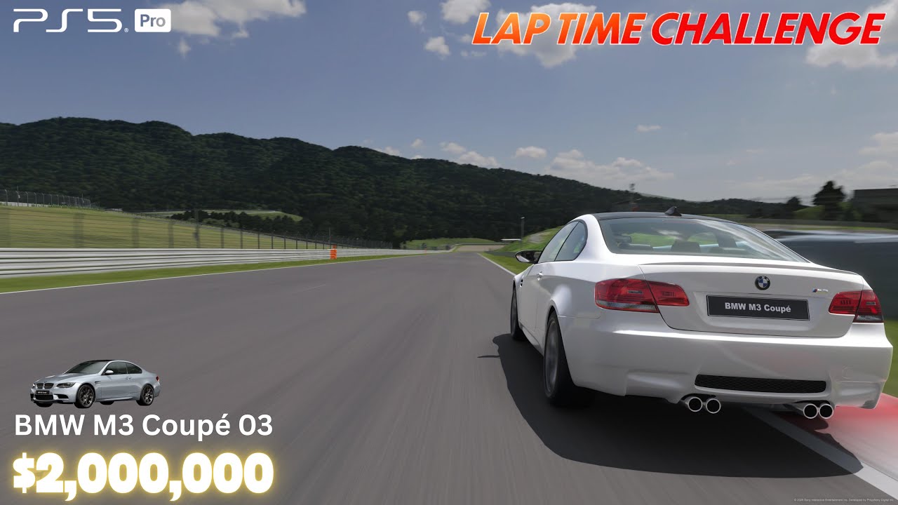 GT7 Lap Time Challenge – Autopolis Racing Course | BMW M3 Coupé ’03 | Gran Turismo 7