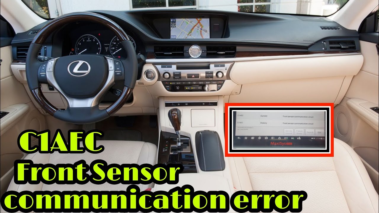 C1AEC LEXUS FRONT SENSOR COMMUNICATION ERROR  ??