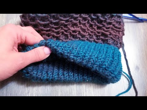 როგორ მოვქსოვოთ ქუდის ფიქსირებული გადასაკეცი