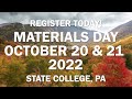 Penn state materials day 2022  register today