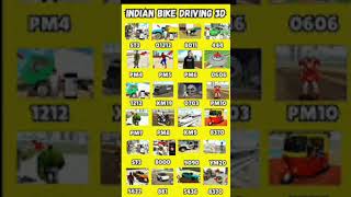 😱 New Secret Code Indian Bike Driving 3D 🔥💥 #gaming