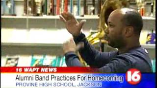 WATCH: Sonic Boom Alumni Practice For JSU Homecoming