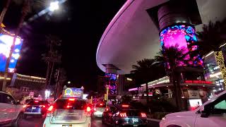 Las Vegas strip cruising | April 13, 2024 (Saturday night) 4k
