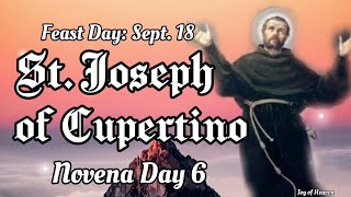 ST. JOSEPH OF CUPERTINO Novena Day 6 / Patron Saint of Test Takers, Students, Astronauts and Pilots
