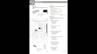 Pearson English class A1 TEST, unit , short test.