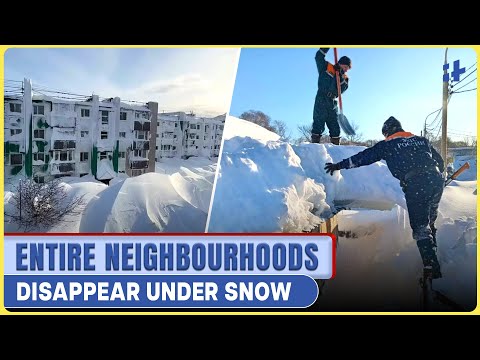 Cars, Homes, Streets Buried As Russia Battles Biggest Snowfall In 60 Years