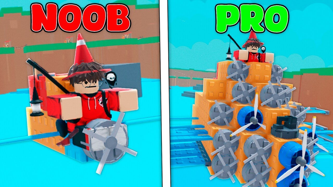 EVOLUI DE NOOB A PRO NO CONSTRUA UM AVIÃO