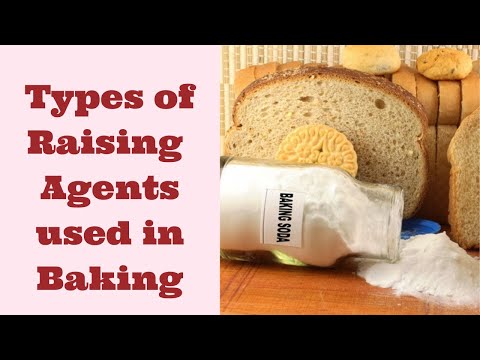 Types of Raising Agents used in baking | 4 Types of Raising Agents (including baking powder)