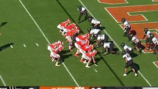 Clemson’s Will Shipley gets tricky with jump-pass TD to Davis Allen 👀| #shorts