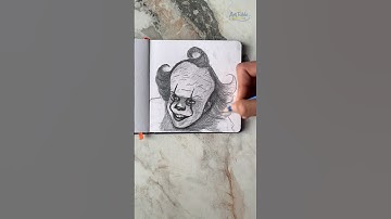 Drawing Pennywise from IT Welcome to Derry! Easy! #art #pennywise #welcometoderry