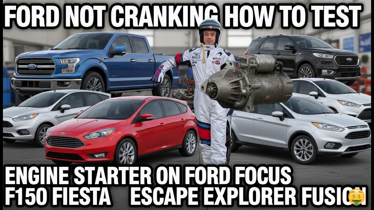Easy DIY Starter Test on ANY Modern Ford (Focus, F150, Escape) - Fix No ...